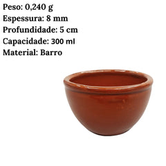 Cumbuca Refratário Bowl 300ml Feijão Caldo Sopa Motta