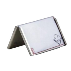 Mini Display de Mesa em Aço Inox Alissan