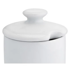 Açucareiro em Porcelana Redondo C/ Tampa BelaVista