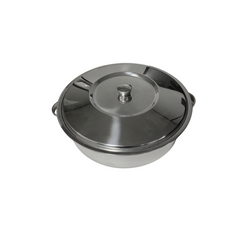 Rechaud Redondo 12L C/ Banho Maria de Aço inox - A Gourmet