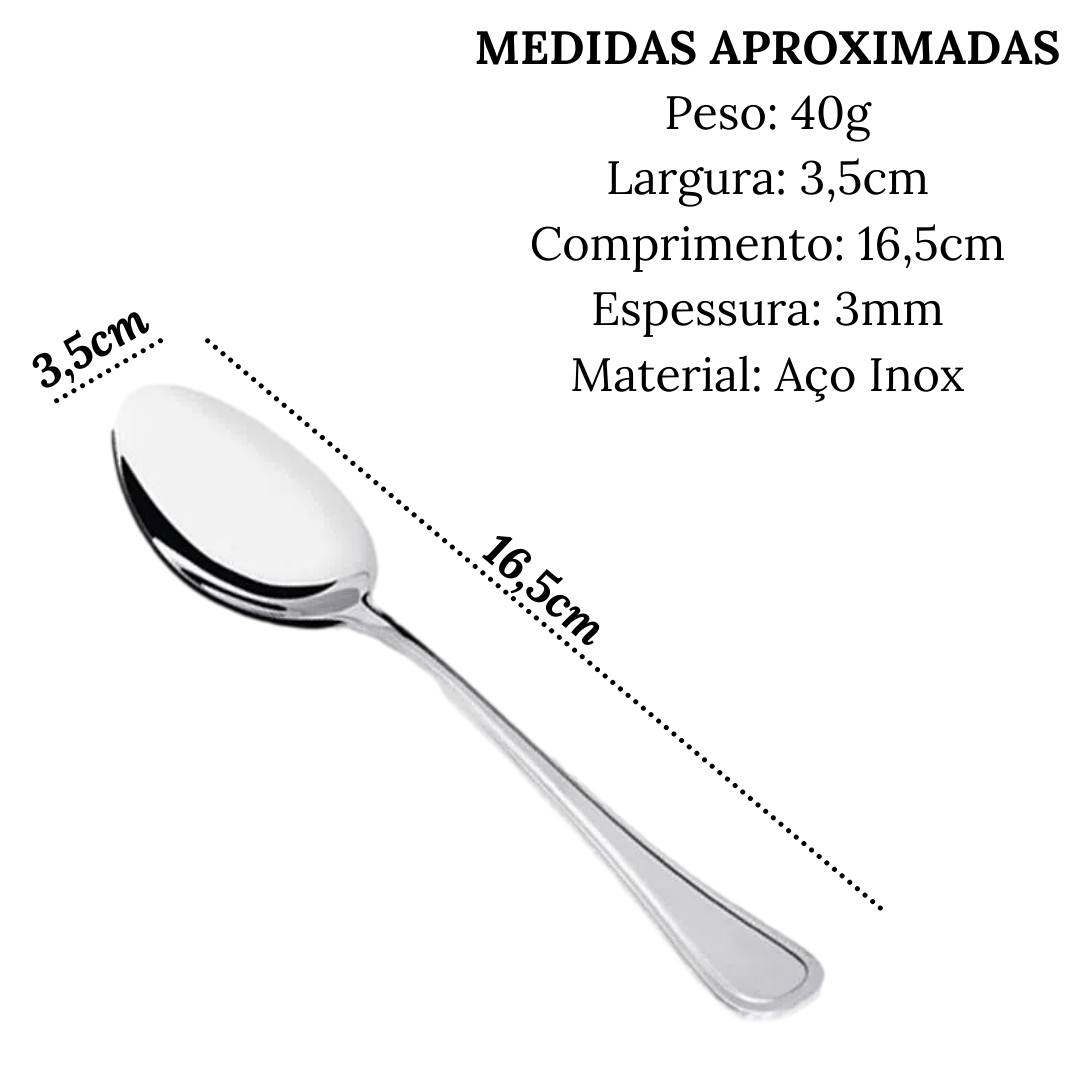 Colher de Sobremesa Búzios Hercules