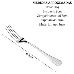 Garfo de Sobremesa Búzios Hercules Hercules