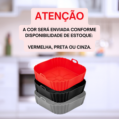 Forma de Silicone para Air Fryer Cor sortida - A Gourmet