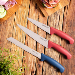 Faca de Legumes Mundial Element Vermelha - A Gourmet