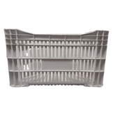 Caixa branca plástica para mercado e hortifruti TBN