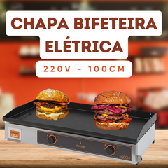 Chapa Bifeteira 100cm 220V - A Gourmet
