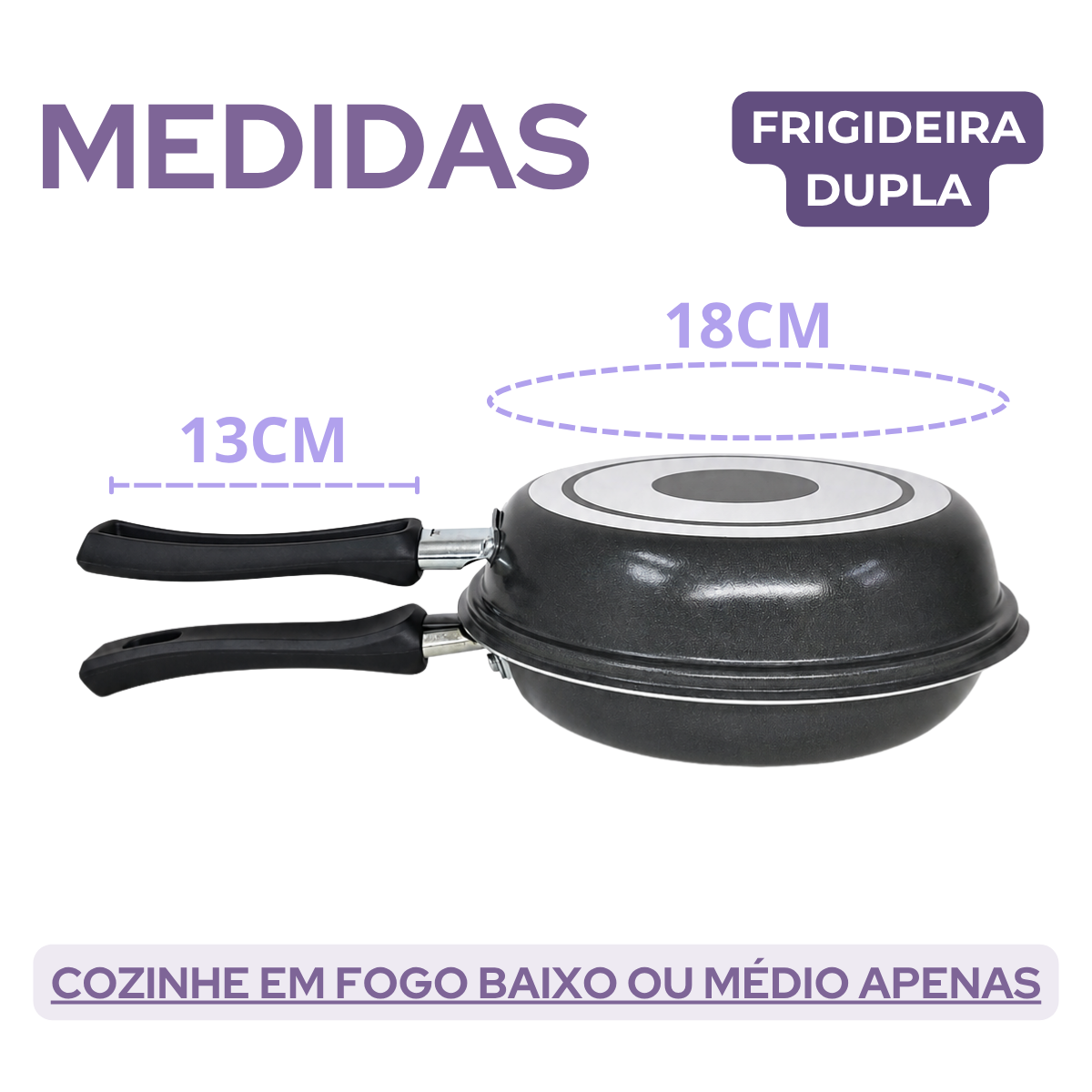 Frigideira Dupla Multiflon