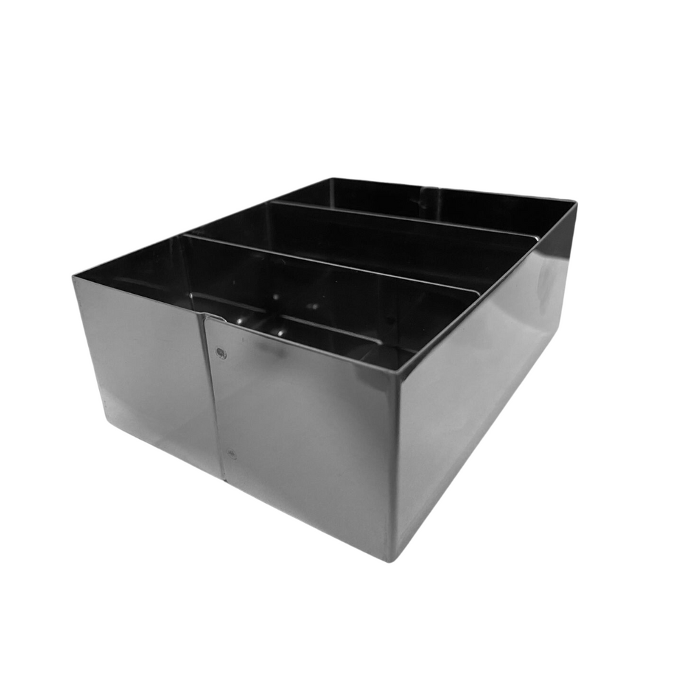 Porta Sache e Guardanapo Grande em Aço Inox Alissan