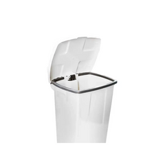 Lixeira Retangular Branca 100L TBN