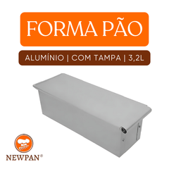 Forma Para Pão de Forma Com Tampa - A Gourmet