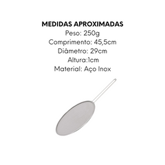 Tela Anti-Respingo Para Fritura 29cm Mimo Style