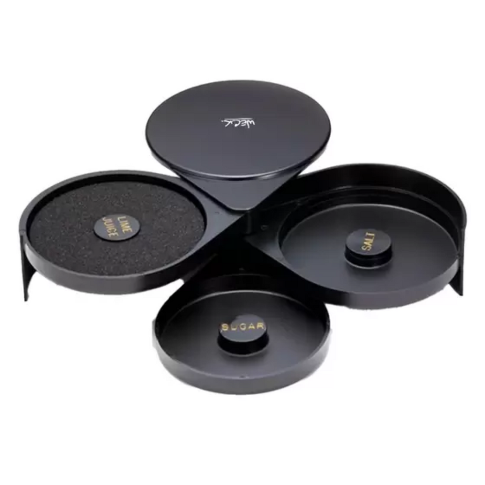 Bordeador De Taças Profissional Preto Açúcar Sal Limão Weck