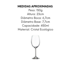 Taça Água Colibri Roberta Bohemia 450ml - A Gourmet