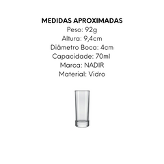 Copo de Vodka Nadir 70ml - A Gourmet