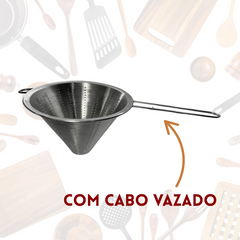 Passador Chinoy 20cm Inox - A Gourmet