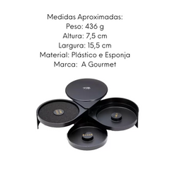 Bordeador De Taças Profissional Preto Açúcar Sal Limão Weck