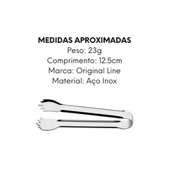 Pegador de Aço Inox 12,5cm - A Gourmet