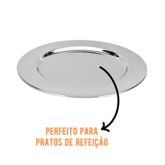 Sousplat de Inox 32cm