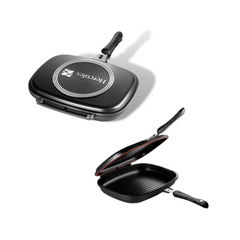 Frigideira Dupla de Aço Inox Hércules Hercules