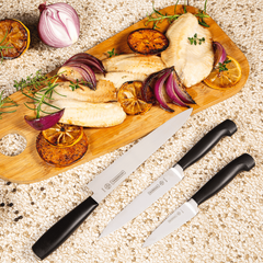 Faca Sashimi Preta 10 Elegance Hercules