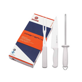 Kit Churrasco 3 Peças Faca Chaira Garfo - A Gourmet