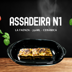 Assadeira Retangular Segunda Linha N1 de Ceramica - A Gourmet
