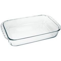 Pote Retangular Lasanheira 3,7L Com Tampa Nadir