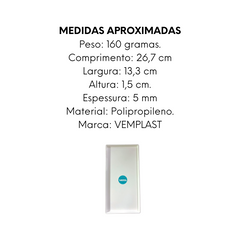 Prato Branco Square Polipropileno - A Gourmet