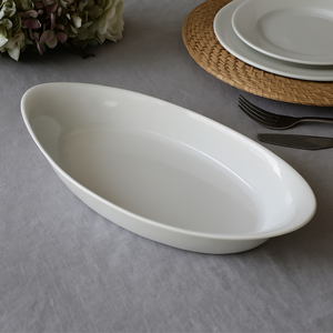 Travessa oval de melamina 39cm Belaggio Travessa