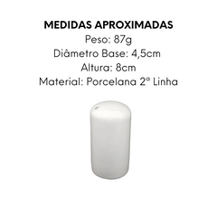 Paliteiro Reto Segunda Linha de Porcelana - A Gourmet