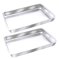 Assadeira Baixa Retangular em Aluminio 1,8L Arary