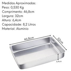 Forma Alta Retangular em Aluminio N4 Arary