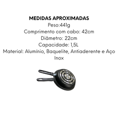 Omeleteira Araflon N22 de Aluminio - A Gourmet