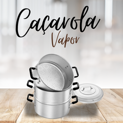Caçarola a Vapor em Aluminio ABC