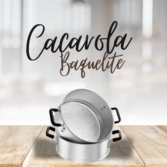 Caçarola a Vapor Alças em Baquelite 62cm ABC