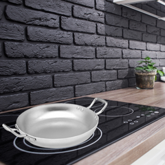 Frigideira Pergaminho Com Duas Alças em Aluminio ABC