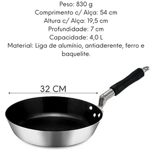 Frigideira Antiaderente Hotel N32 Com Cabo Baquelite A Gourmet
