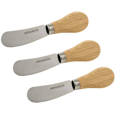 Espátula de Queijo em Aço inox Cabo de Madeira Mimo Style