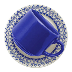 Xicara de Chá Com Pires 180ml Donna Grécia Oxford