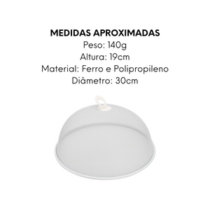 Protetor de Alimentos Branco Mimo Mimo Style