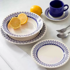 Prato Fundo Ceramica Donna Grécia Oxford