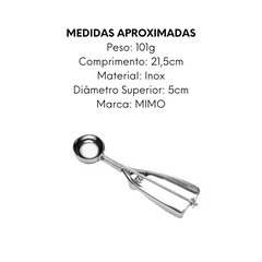 Pegador de Sorvete em Aço Inox Mimo Mimo Style