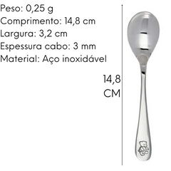 Jogo de Talheres Garfo e Colher Infantis Bear Mimo Style