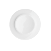 Prato Bianco Flat 28cm de Porcelana Segunda Linha - A Gourmet