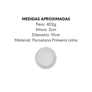 Prato de Sobremesa Pequi 19cm Primeira Linha - A Gourmet