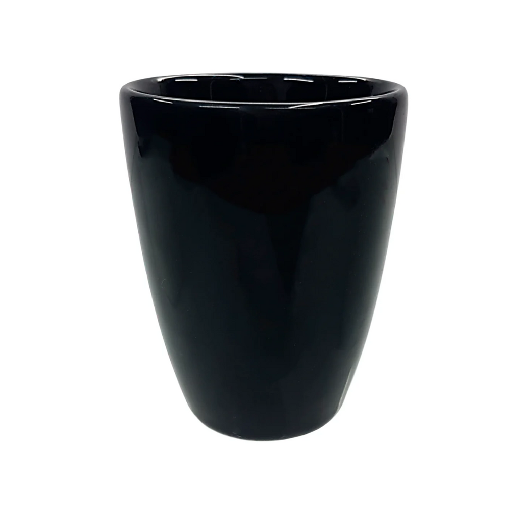 Copo Genova em Porcelana Preto 150ml BelaVista
