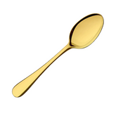 Colher Sobremesa Elite 18,2cm Cor Ouro Aço Inox Pesado Gourmet Mix