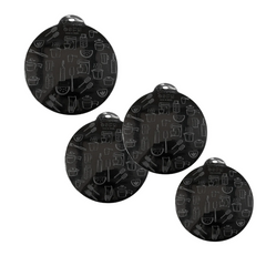 Conjunto 4 Descanso Almofada em Silicone Fogão Indução VemPlast