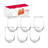 Copo de Vidro Alto Mikonos Long Drink de Vidro 460ml Class Home