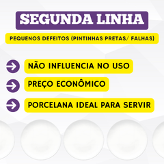 Prato Sobremesa Coup Bianco 21cm - A Gourmet